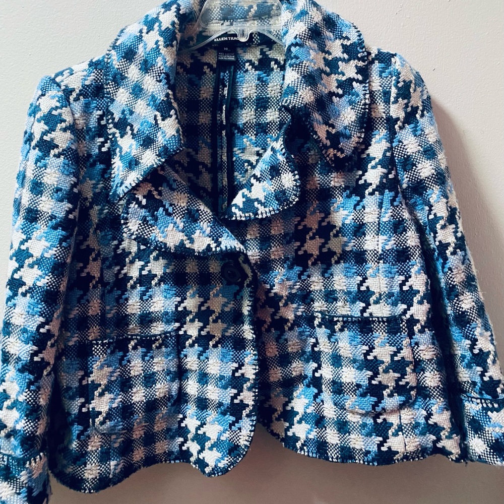 Houndstooth Inspired Blazer